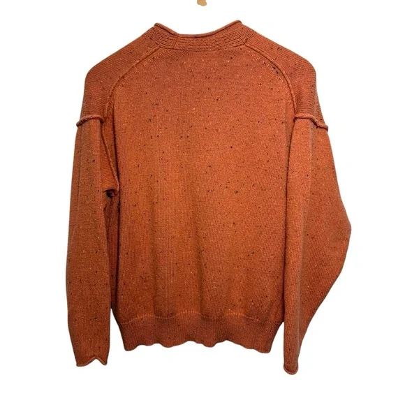 Universal Thread Orange Cozy Knit Donegal Boxy Grandpa Cardigan,‎ XS - Picture 4 of 10